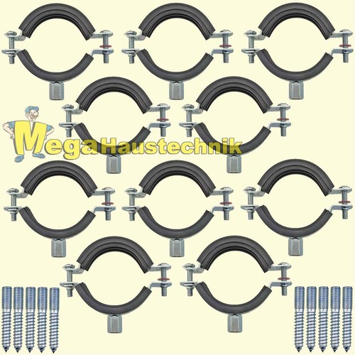 Rohrschellen set 10st - set,