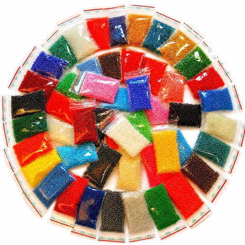 Rocailles glasperlen set 2mm - set,