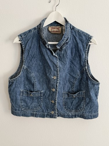 Vintage jeansweste damen - vintage,