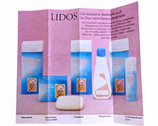 DDR Reklame für Florena Badeserie "Lidos" Exqusit Kosmetik