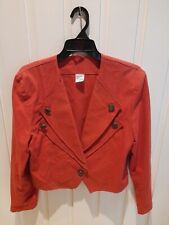 Vintage - Damenblazer in der Farbe rostrot - 70/80er Jahre - seltenes Fundstück