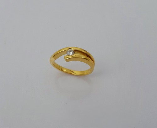 Ring 750 gelbgold mit - ring,