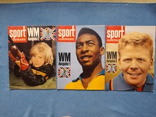 WM 1966: Sport Illustrierte alle 3 Ausgaben bzw. Sonderhefte zur Wm
