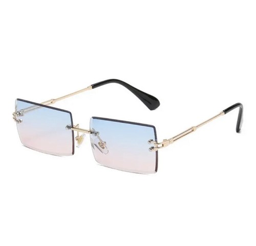 Sonnenbrille blau rose - sonnenbrille, randlos