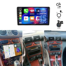 Autoradio Android 15.0 4+64GB Für Mercedes CLK-klasse W209 2002-2006 DAB+ KAM