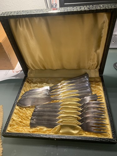 Fischbesteck set von - fischbesteck-set, wellner