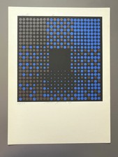 Almir Mavignier, Nr. 2, 3 Exemplare, handsign., num., Permutation, 1960/61