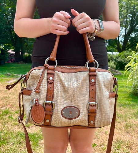 Fossil maddox leather satchel - maddox,