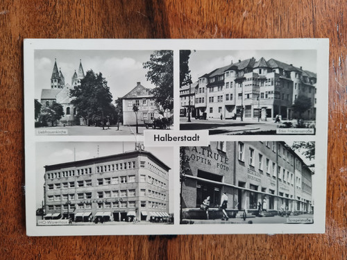 Halberstadt kirche - ak, halberstadt,