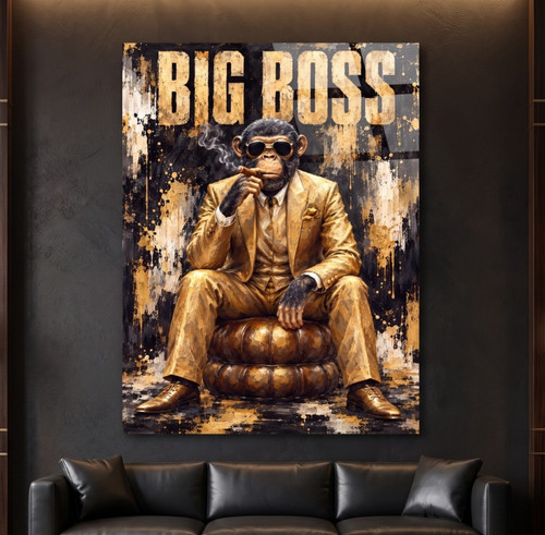 Big boss affe gold - affe, anzug