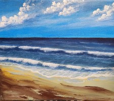 Original acryl bild gemälde - original,