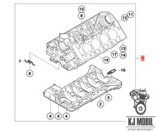 Bmw M3 V8 S65B40 Zylinder-Kurbelgehäuse mit Kolben NEU
