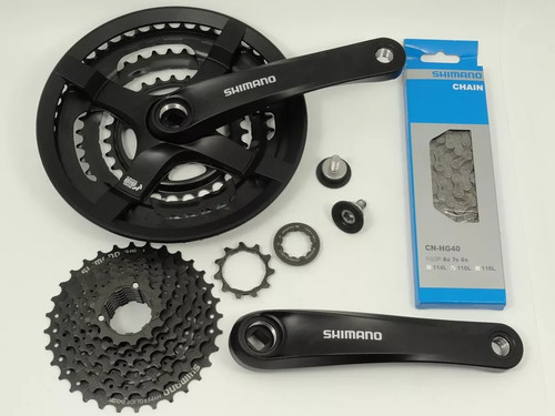 Set shimano kurbel - set,