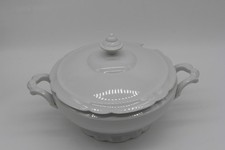 alte weiße vintage Suppenterrine Vohenstrauss Johann Seltmann Suppenschüssel