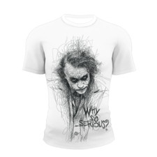 Herren T-shirt 3D Druck Sommer Joker Clown Muskel Fitness Kurzarm