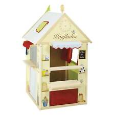 Spielhaus-Kombination, enthält Kaufladen, Kasperletheater Tafel