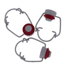 10 x Bügelverschluss aus