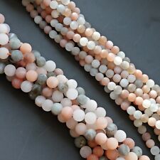 NELLYS multicolor Mondstein Perlen Edelsteine 1 Strang DIY MATT