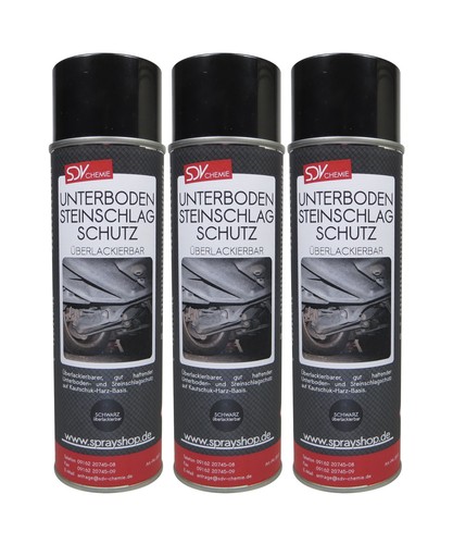 Unterbodenschutz schwarz - 3x,