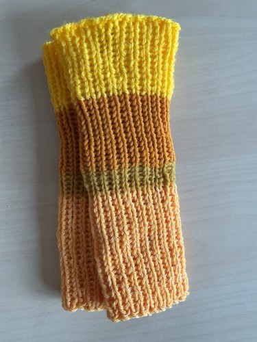 Pulswärmer armstulpen gelb - pulswärmer,