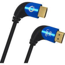 OEHLBACH Shape Magic 90 Ultra-High-Speed 2.1 HDMI-Kabel 8K 48gbits - schwarz 1m