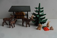 Playmobil-  Waldtiere an der Futterkrippe