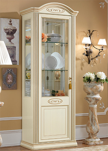 Klassische vitrine wohnzimmer - vitrine,