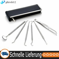 6stk/Set Zahnreinigung Zahnpflege Zahnarztbesteck Zahnsteinentferner Instrumente