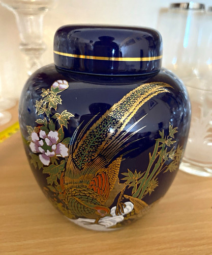 Asiatische deckelvase - asiatische, /