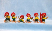 6 Pumuckl Figuren von  SCHLEICH  komplette Serie 80er Jahre  Sehr selten !