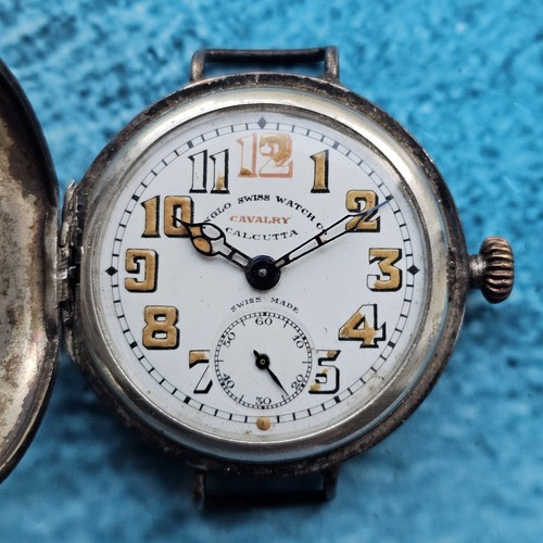 Silber military half - military, half-hunter