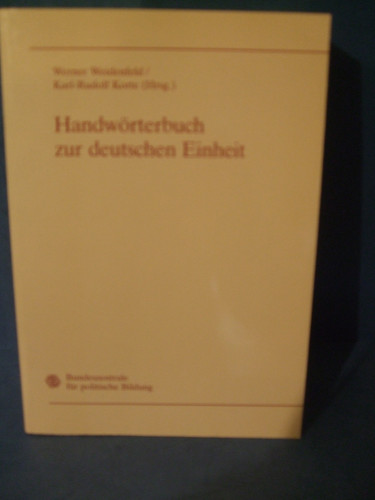 Handwörterbuch zur deutschen