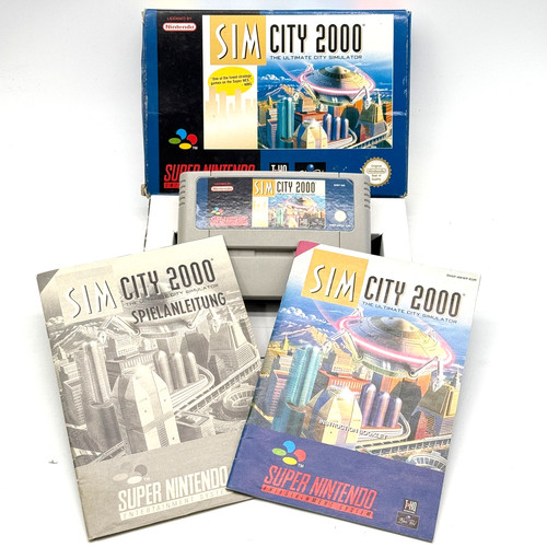 Snes sim city 2000 - city, ovp