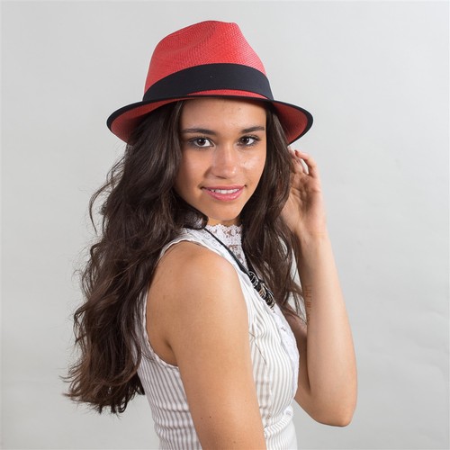 Panamahut perla rot - panamahut,