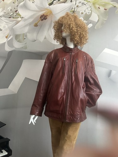 Engbers leder jacke - jacke,, gr.m
