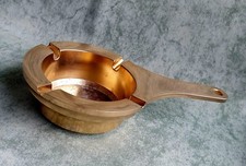 Aschenbecher Messing by Föhl Made in West Germany Vintage