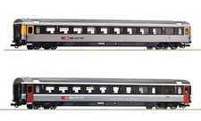 Roco H0 74023 Schnellzugwagen-Set "EuroCity 7" der SBB - NEU + OVP