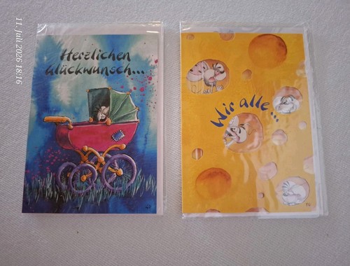 Diddl postkarten 2er set - set, –