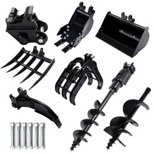 8in1 Minibagger Anbaugeräte