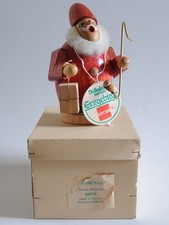 Volkskunst Erzgebirge expertic DDR Richard Glässer Räuchermann 26019 Nikolaus