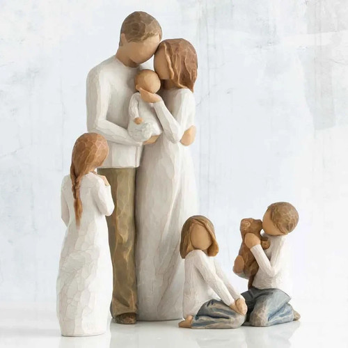 Harz figur family statue - figur,