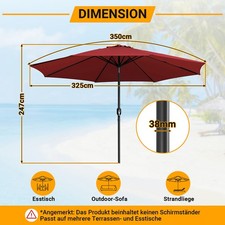 Sonnenschirm UV-Schutz