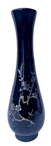 Vase mit perlmutt - vase,
