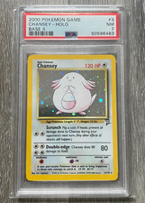 PSA 7 - 2000 POKEMON GAME BASE SET 2 - CHANSEY - HOLO - #3