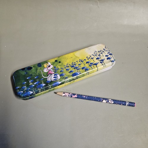 Diddl metalldose mit - metalldose, bleistift