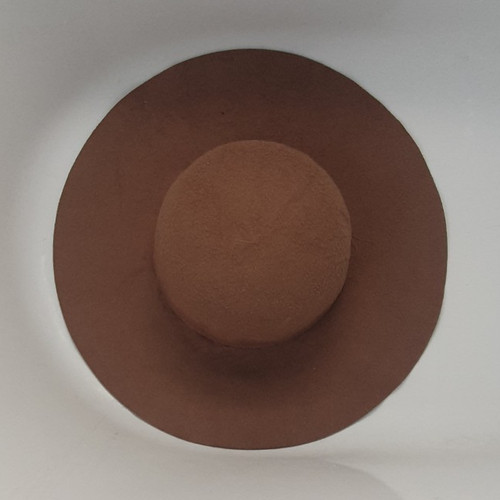 Damen fedora hut braun breite - damen,
