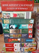 Puzzle 500 Teile - Paket Konvolut Sammlung - Schmidt Trefl 3D, Adventskalender