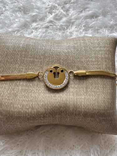 Damen edelstahl armband gold - edelstahl,