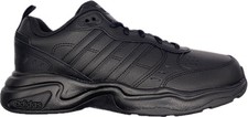adidas Herren Strutter Schwarz Sneaker Sportschuhe Turnschuhe Schuhe NEU