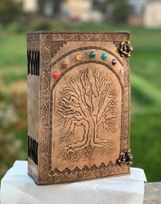 Handgefertigtes Ledertagebuch